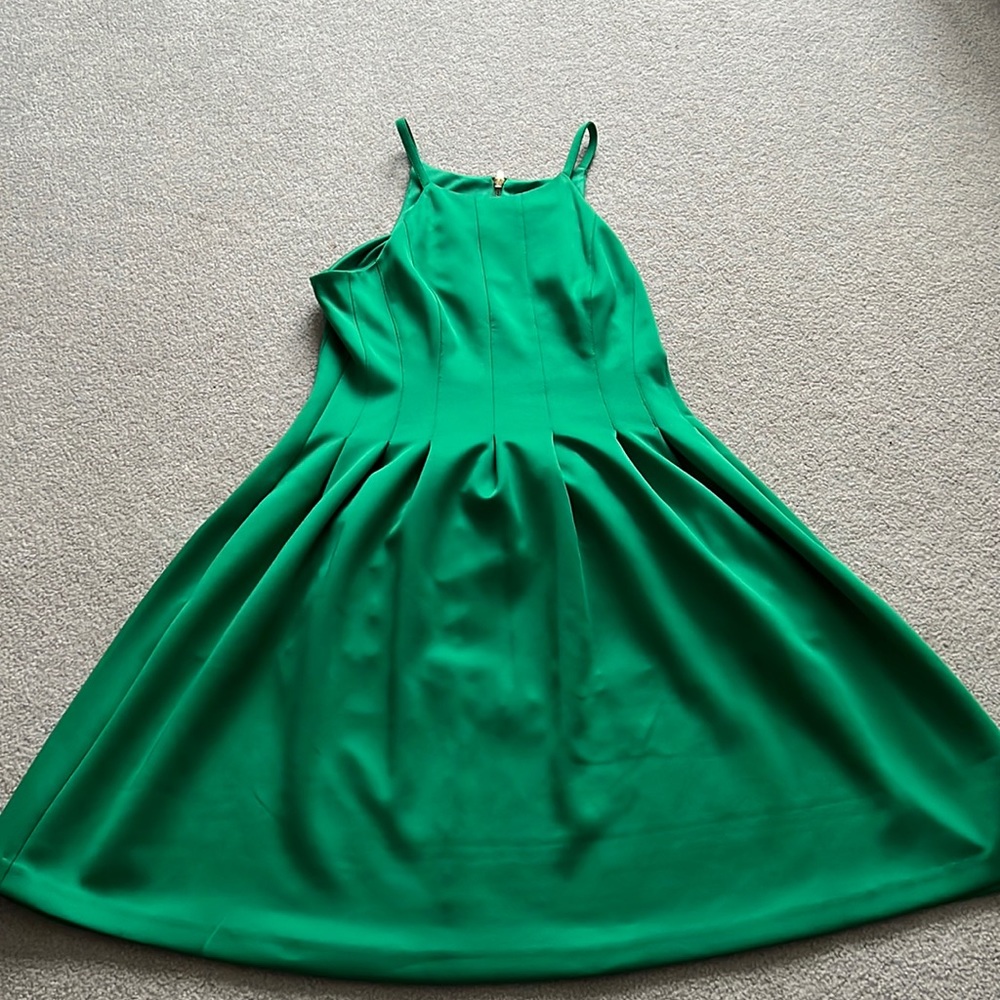 Calvin Klein Green Dress SZ 10